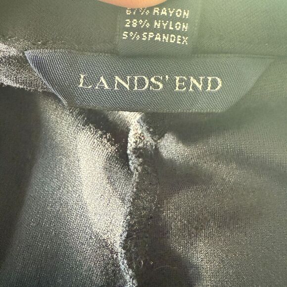 Lands End Ponte Knit Stretch Office Career Professional Work Dress Pant Size 14P - Picture 5 of 6